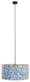 Lampă suspendată cu fluturi de velur cu aur 50 cm - Combi