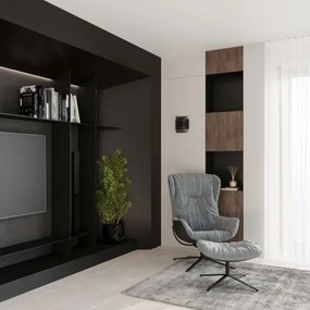 Aplică HESTIA 1xG9/40W/230V neagră Sollux SL.0981