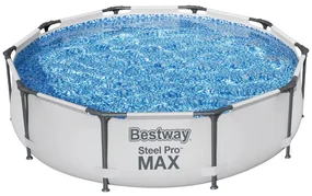 Piscina rotunda cadru metalic 4678 litri Bestway Steel Pro Max 305x76 cm