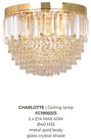 Plafoniera design modern CHARLOTTE 40cm