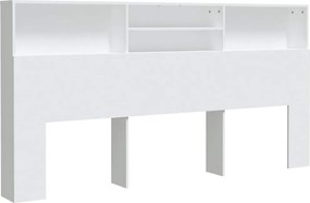 vidaXL Dulap tăblie, alb, 200x19x103,5 cm