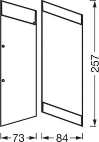 Osram - Aplică de perete pentru exterior ENDURA CLASSIC 2xGU10/5W/230V IP54