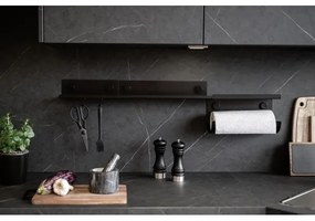 WENKO Poliță JET 25 x 7,5 cm, neagră - 71147800