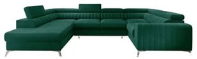 Colțar Louis 347cm verde
