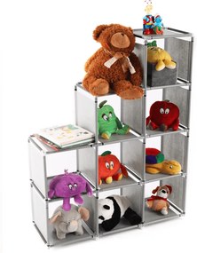 Raft multifuncţional, gri, BARIN