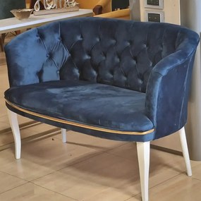 Set canapea Milano Relax Homs textil albastru