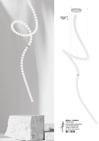 Lustra LED XXL suspendata design decorativ PERLA