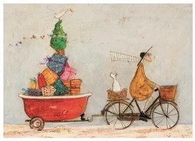 Imprimare de artă Sam Toft - A Tubful of Good Cheer