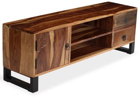 244933 vidaXL Comodă TV Lemn masiv de sheesham, 120x30x40 cm
