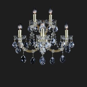 Aplica cu 5 brate Cristal Bohemia Maria Theresa