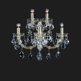 Aplica cu 5 brate Cristal Bohemia Maria Theresa