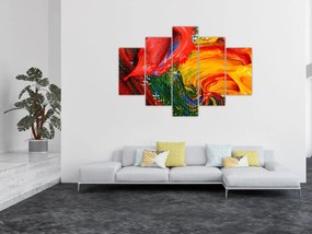 Tablou - Abstractizare albăstrire cu o perie (150x105 cm)