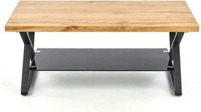 Masuta cafea XENA, negru/stejar natural, 110x60x45 cm