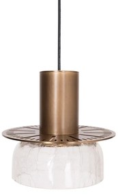 Lustră LED pe cablu MAXLIGHT P0530 SIGNATURE LED/8W/230V d. 15 cm alamă/transparent