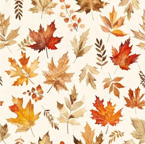 Lenjerie de pat din flanel LEAVES & PUMPKINS colorata Dimensiune lenjerie de pat: 2 buc 70 x 90 cm | 200 x 220 cm