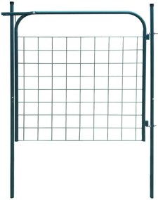Poarta pentru gard de gradina 100 x 100 cm verde Verde, 100 x 100 cm