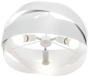 Plafoniera design modern Tornado alb 50cm