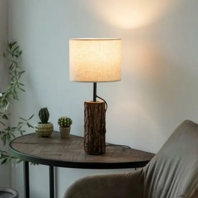 Lampă de masă BARK 1xE27/40W/230V Leuchten Direkt 11233-79