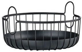 Coș de depozitare din sârmă din metal ø 22x8 cm Inu – Zone