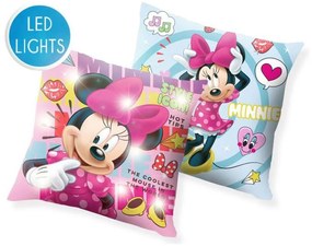 Disney Minnie Pernă decorativă LED luminos, 40x40 cm