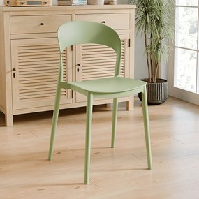 Scaun stivuibil, verde, RADANA NEW
