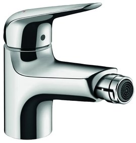 Baterie bideu Hansgrohe Novus 70 cu ventil Pop-Up crom