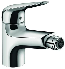 Baterie bideu Hansgrohe Novus 70 cu ventil Pop-Up crom