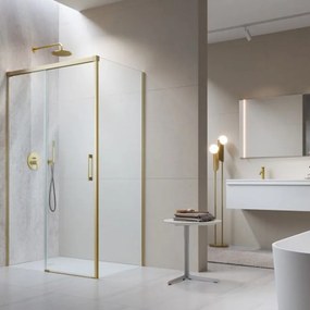 Perete lateral stanga Radaway Idea KDJ 70 cm auriu periat-transparent sticla 6 mm