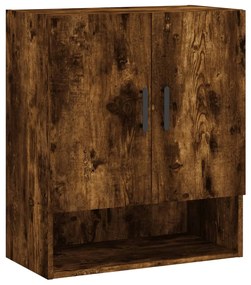 vidaXL Dulap de perete, stejar fumuriu, 60x31x70 cm, lemn compozit