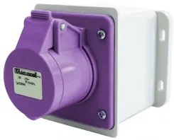Priza aplicata monofazata 3 poli 16A 24V AC IP44 EC694011D ELMARK
