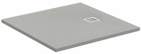 Cadita de dus patrata Ideal Standard Ultra Flat S 80x80 cm gri asfaltic