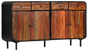 Servanta, 140 x 35 x 76 cm, lemn masiv reciclat