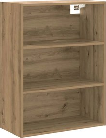 vidaXL Dulap de perete suspendat, Stejar artizanal, 69,5x32,5x90 cm