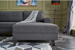 Colțar gri antracit (în formă de "U") Belen – Balcab Home