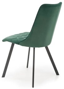 Scaun de dining RESTIVO, 1 buc., verde închis