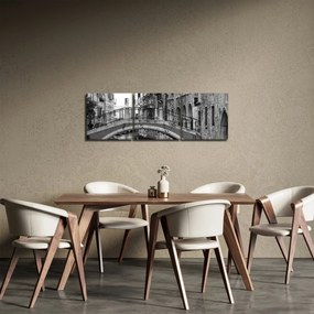 Tablou - Vedere din Veneția (cu ceas) (90x30 cm)
