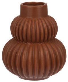 Vaza Brown din ceramica, maro, 13.5x15.5 cm