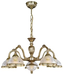 Candelabru clasic cu 5 brate design italian realizat manual 6302