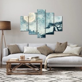 Tablou - Pictură cu lună plină (150x105 cm)
