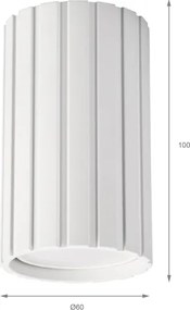 Brilagi - Spot CRISPINA 1xGU10/10W/230V 10 cm alb