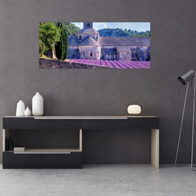 Tablou - Câmp de lavandă (120x50 cm)
