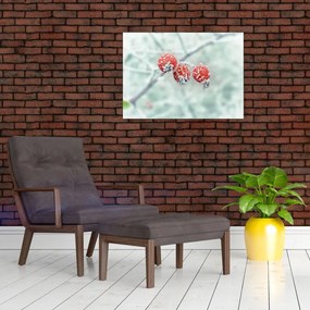 Tablou cu măcieșe înghețate (70x50 cm)