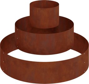 vidaXL Vază pentru Grădină Maro 90 x 90 x 20 cm