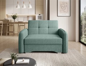 Canapea extensibila cu un loc, 102x109x84 cm, Laine 1, Eltap (Culoare: Bej deschis / Poco 7)
