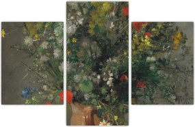 Tablou - Auguste Renoir,  Flowers in a Vase, reproducere (90x60 cm)