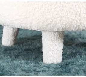 Fotoliu pentru copii PIXI, Ø 46 cm, alb