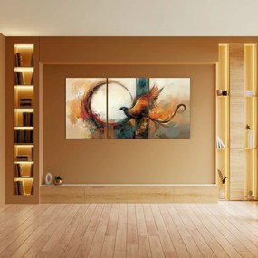 DUBLEZ | Tablou triptic - Phoenix