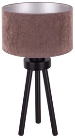 Lampă de masă Duolla LYON 1xE27/15W/230V d. 30 cm maro