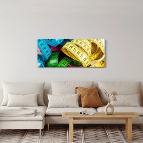 Tablou cu metri colorați (120x50 cm)