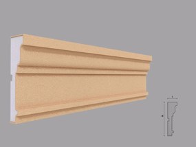 Ancadrament fereastra exterior FP125 dimensiuni 130x36x2000mm